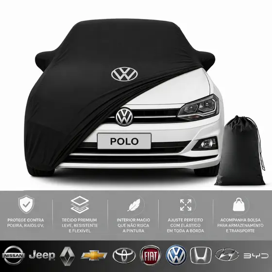 Capa de Carro Anti-Risco em Tecido Helanca com Lycra Proteção UV Premium Promoção Para Todos o Tipos de Tamanho P M G GG