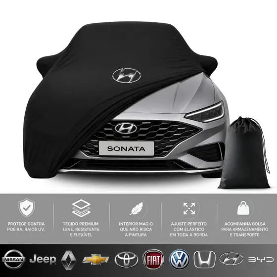 Promoção Capa de Carro Anti Poeira Tecido Helanca Premium Para Todos o Tipos de Tamanho P M G GG