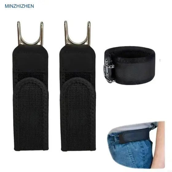 Gancho De Cinto Sem Fivela Tático Metal Elástico Unissex Alça De Cintura Cintos Laterais Ajustáveis Confortável E Fácil