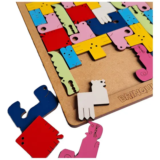 Jogo Tetris Estratégia Educativo  Animais   Brinqui Lu 172