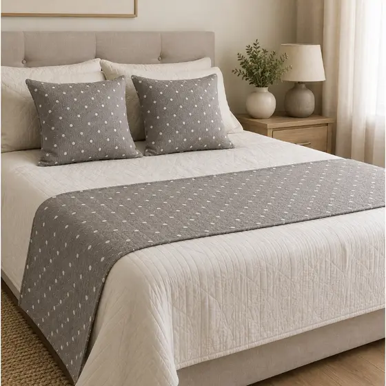 Kit Peseira Manta 3 Peças Premium Almofada Capas Cama Luxo Piquet