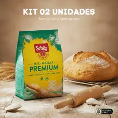Kit com 2 Farinhas Mix Premium sem Glúten 500g cada - Schar