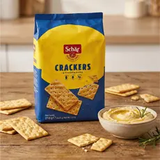 Biscoito Cracker sem Glúten Zero Lactose Vegano 210g Schar