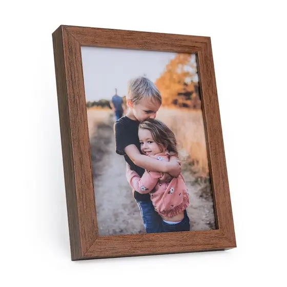 Porta Retrato 10X15 Com Vidro Moderno Decorativo Horizontal e Vertical De Mesa Estante Para Fotos Família