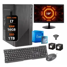 Computador Intel I7 16gb Ssd 1tb Monitor 19 - Completo