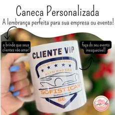Caneca Personalizada Empresa - Xícara Porcelana Brinde Cliente VIP - Sua marca - Sua Logo