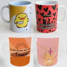 Caneca Porcelana Criativa - Personalizada - Canecas de Café - Diferentes Meme Divertida Psicopato