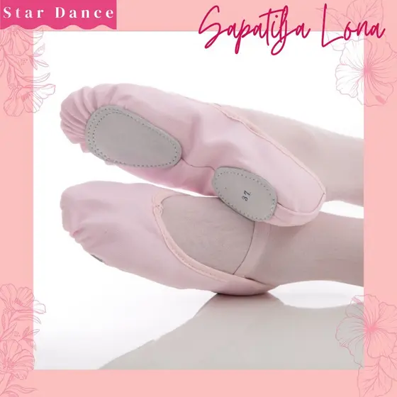 Sapatilha Sola Dividida Lona Ballet - Sapatilha - Balé