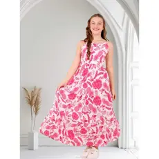 Vestido longo farme juvenil amarração