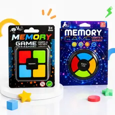 Jogo da Memória Eletrônico Portátil com Luz e Som Brinquedo Interativo Infantil Educativo