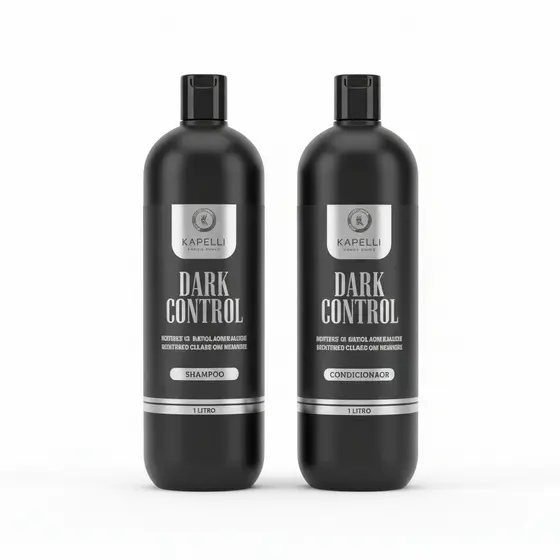 Kit Kapelli Dark Control – Shampoo + Condicionador 1L
