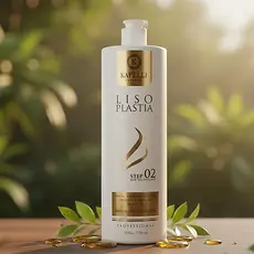 Progressiva Capilar Profissional 1 Litro Uso em Salão Alisamento e Controle de Frizz