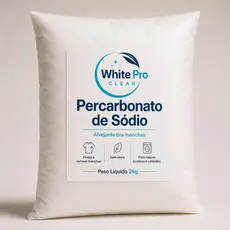Percarbonato de Sódio White Pro 2kg 100% Puro Limpeza Geral