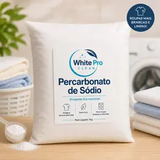 Percarbonato de Sódio 100% Puro Limpeza Em Geral Tira Manchas Roupas Brancas 500g/1kg /2kg
