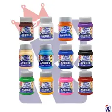 KIT TINTA DE TECIDO ACRILEX 37ML