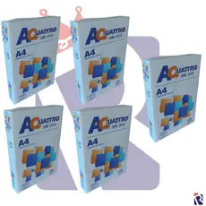 KIT 5x RESMA PAPEL SULFITE A4 AQUATTRO BRANCO 210 x 297 mm - 500 FOLHAS