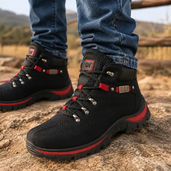 Bota Masculina Coturno Adventure Caterpillar  Solado Borracha Antiderrapante