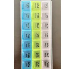 Porta Comprimido Organizador De Remédios 3 Semanal