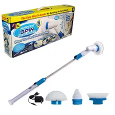 Espanador Elétrico Spin Duster Pena Escova De Limpeza Ajustável Aspirador De Pó Escova De Limpeza Doméstica Vassoura Elétrica