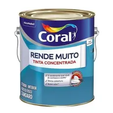 Tinta Coral Rende Muito Acrílica Fosco 3,6 Litros