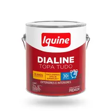 Esmalte Base Agua Acetinado Iquine Dialine Topa Tudo 3,0L