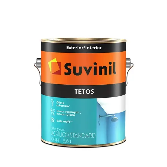 Tinta Acrílica Suvinil Para Tetos 3,6L