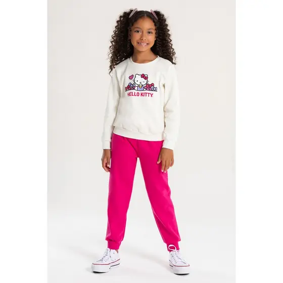 Conjunto Feminino Infantil Piscadinha Da Hello Kitty - Hello Kitty