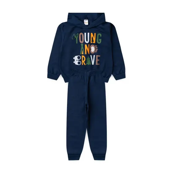 Conjunto Masculino Infantil Bravura Da Floresta