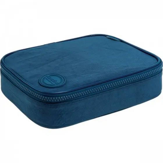 Estojo Escolar Academie Box Tilibra / Papelaria  / Material Escolar  / Estojo Grande / Estojo Médio  / Estojo Azul