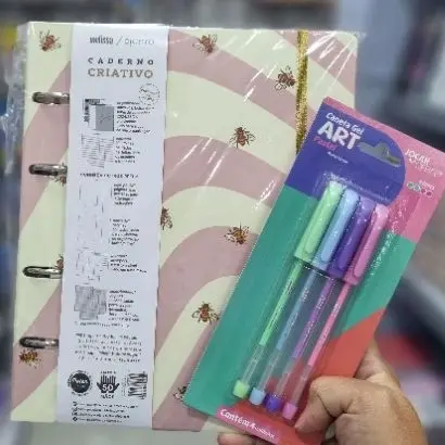 Kit Caderno Melissa Cicero / Agenda / Fichário Melissa / Planner Permanente / Caderno Universitário / Colegial
