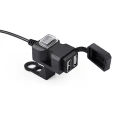Tomada Carregador Usb Celular Para Moto E Carro 12v Para 5V