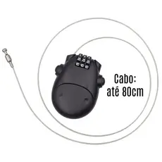 Cadeado Para Capacete De Moto Bicicleta Com Senha