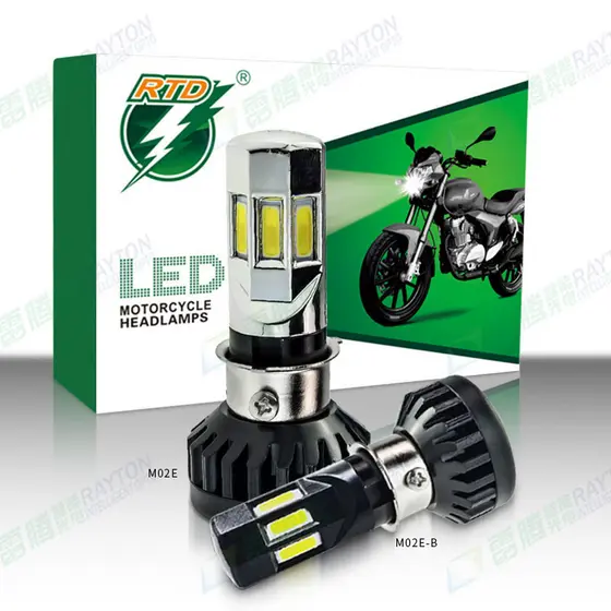 Farol De Motocicleta LED De 6 Lados , 35W , Feixe Alto/Baixo , Chip COB , Ajuste Universal , Substituição Embutida Com A