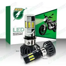 Farol De Motocicleta LED De 6 Lados , 35W , Feixe Alto/Baixo , Chip COB , Ajuste Universal , Substituição Embutida Com A