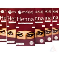 Kit Com 3 Henna Sobrancelhas Makiaj Alto Rendimento E Fixação