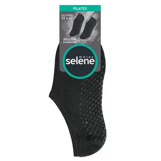 Meia Masculina Sapatilha Pilates Antiderrapante Selene 4400