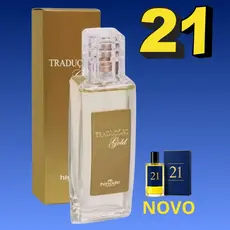 Perfume Feminino Gold Nº21 Referencia Traduções Hinode 50ml/100ml - Oriental Woody - Aroma Moderado - Nova Embalagem