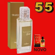 Perfume Feminino  Gold Nº 55 referencia Traduções Hinode - 50ml/100ml - Embalagem Alternativa - Floral Suave estilo 003.