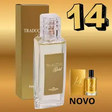 Perfume Feminino Traduções Gold Nº14 Hinode 50ml/100ml - Amadeirado - Aroma Moderado - Nova Embalagem
