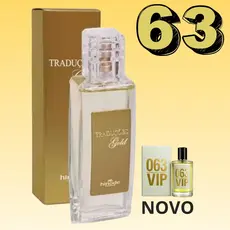 Perfume Feminino Traduções Gold Nº 63 Hinode 100ml/50ml - Woody Oriental - Nova Embalagem
