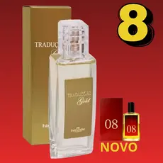 Perfume Feminino Gold Nº08 Traduções Hinode 50ml/100ml - D&G - Floral Aldeídico - Aroma Moderado - Nova Embalagem