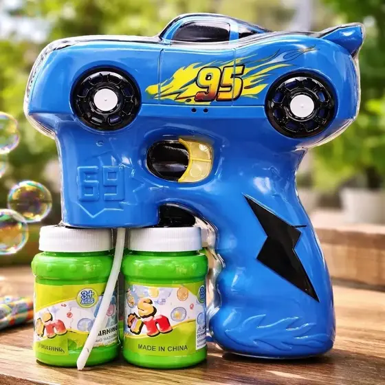 Brinquedo Maquina Automática Lança Bolha De Sabão Colorido Infantil Carro 50ML