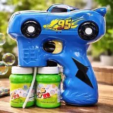 Brinquedo Maquina Automática Lança Bolha De Sabão Colorido Infantil Carro 50ML