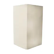 Cúpula de Abajur luminaria 23x13x13cm tecido algodão soquete Nacional Ref 49 Cor bege Preto branco