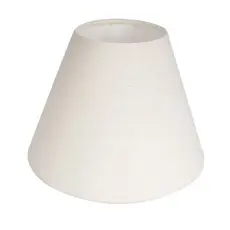 Cúpula para Abajur Luminária 11x8x14cm Tecido Algodão Soquete Nacional Cor Bege Ref 04 - Atacado envio rapido