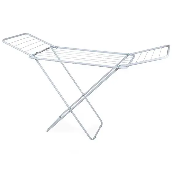 Varal de Chão 1,44M X 49CM X 89CM Branco Com Abas Slim 6105 MOR