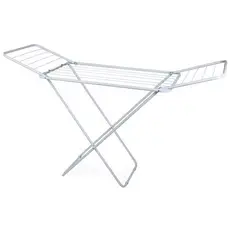 Varal de Chão 1,44M X 49CM X 89CM Branco Com Abas Slim 6105 MOR