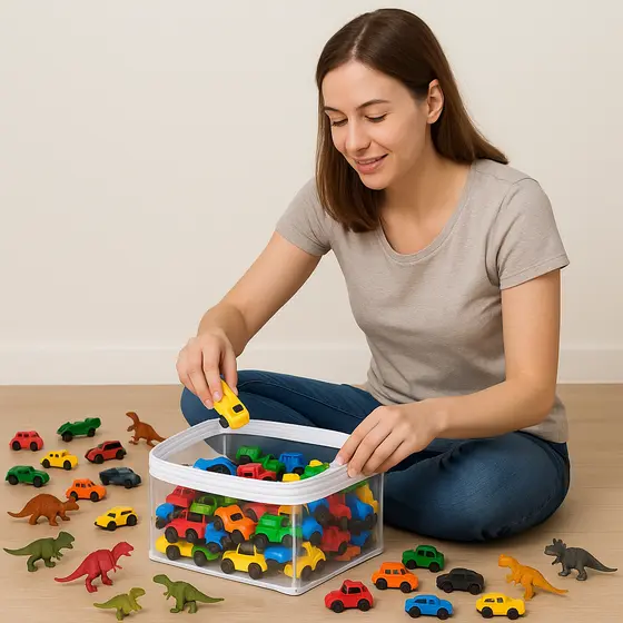 Kit Saco Organizador Brinquedos Guarda Roupas Multiuso