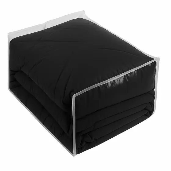 Kit 3 Organizador Enxoval com Zíper Para Edredom e Coberta GG Pvc