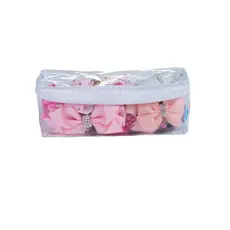 Saco Organizador Multiuso 23x10x08 com Zíper Para Laços Menina Brinquedos e Bolsas Pvc